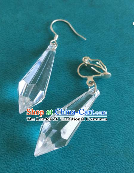 Traditional Chinese Ancient Jewelry Accessories Crystal Earrings for Women