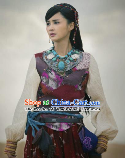 Chinese Ancient Han Dynasty Imperial Princess Replica Costume for Women