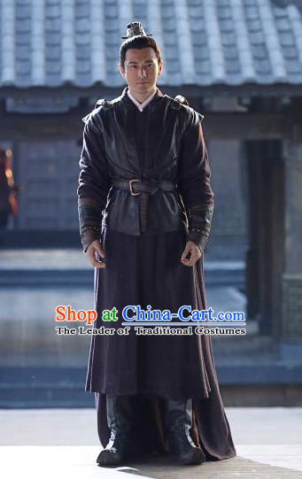 Chinese Ancient Nirvana in Fire Swordsman General Xiao Pingzhang Replica Costume for Men