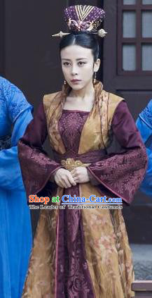Chinese Ancient Royal Infanta Clothing Television Drama Nirvana in Fire Viscountess Chonghua Replica Costume for Women