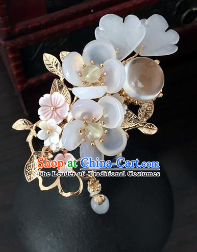 Traditional Handmade Chinese Ancient Classical Hair Accessories Hairpins Flowers Hair Stick for Women