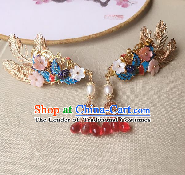 Traditional Handmade Chinese Ancient Classical Hair Accessories Hairpins Phoenix Hair Claws for Women