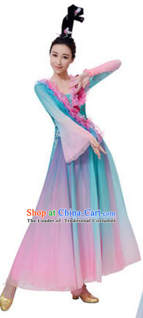 Top Grade Chinese Classical Dance Dress, Compere Stage Performance Choir Costume for Women