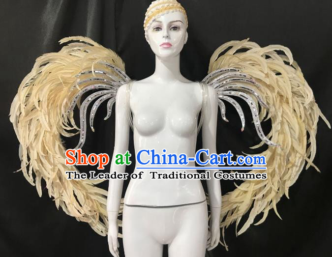Top Grade Brazilian Carnival Feather Wings Miami Feathers Deluxe Wings for Women
