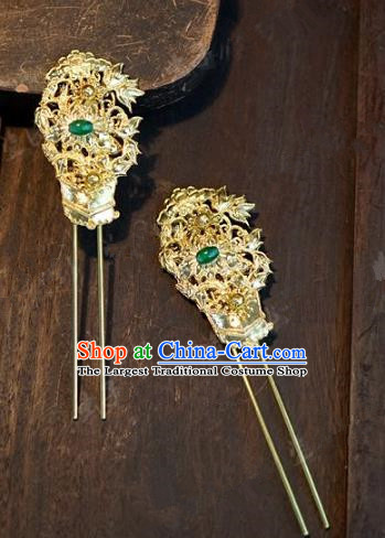 Chinese Handmade Wedding jade Phoenix Coronet Hair Accessories Ancient Tassel Hairpins Complete Set for Women