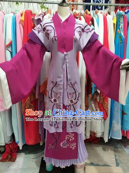 Chinese Huangmei Opera Rich Women Dress Traditional Beijing Opera Diva Costume for Adults