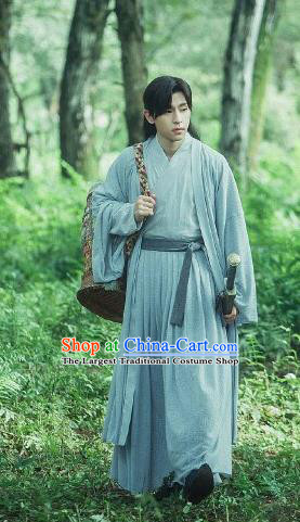 The Honey Sank Like Frost Ashes of Love Chinese Ancient Swordsman Nobility Childe Costume for Men