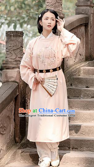 Chinese Traditional Costume Swordswoman Embroidered Robe for Women