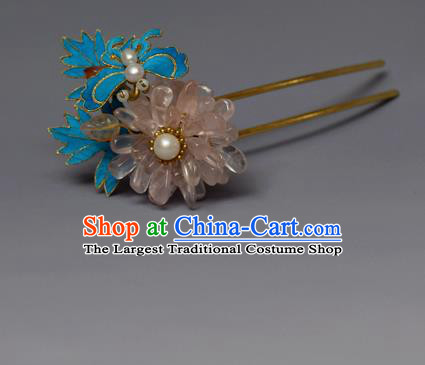 Chinese Ancient Qing Dynasty Hair Clip Hair Accessories Handmade Hairpins for Women