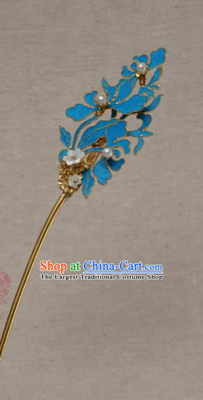 Chinese Qing Dynasty Princess Hairpins Hair Accessories Ancient Handmade Hanfu Hair Clip for Women