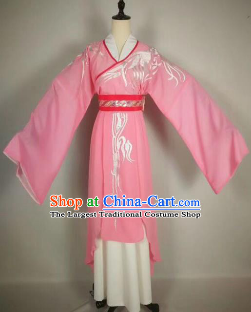 Chinese Traditional Beijing Opera Actress Pink Hanfu Dress Peking Opera Princess Costume for Adults