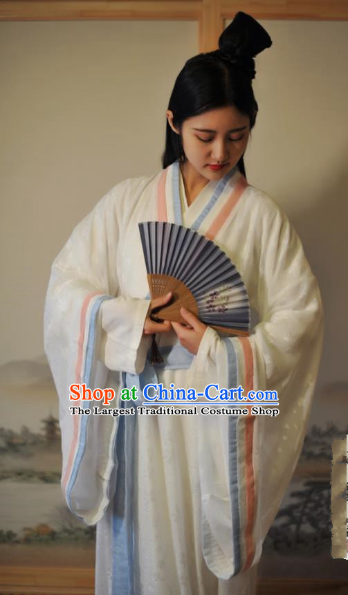 Chinese Traditional Han Dynasty Aristocratic Lady Historical Costumes Ancient Peri Hanfu Dress for Women