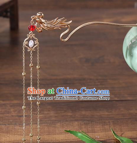 Chinese Ancient Tang Dynasty Princess Phoenix Hair Clip Hairpins Traditional Hanfu Court Hair Accessories for Women