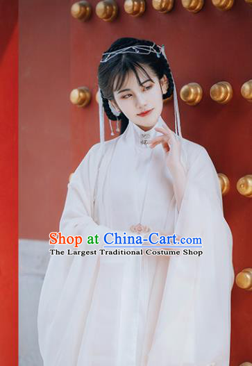 Traditional Chinese Ming Dynasty Court Infanta Apricot Hanfu Dress Ancient Royal Princess Historical Costumes for Women