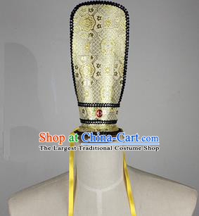 Chinese Ancient Prince Golden Hairdo Crown Traditional Han Dynasty Nobility Childe Headwear for Men