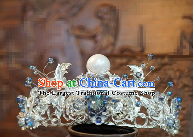 Traditional Chinese Handmade Court Hair Crown Hairpins Hair Accessories Ancient Hanfu Hair Clip for Women