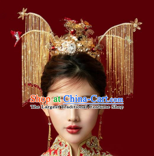 Ancient Empress Wedding Phoenix Crown Set