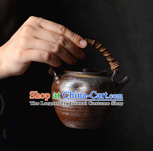 Traditional Chinese Handmade Kung Fu Zisha Teapot Red Clay Pottery Teapot