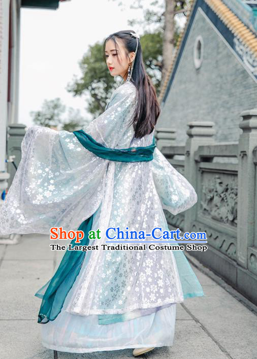 Traditional Chinese Tang Dynasty Replica Costumes Ancient Royal Princess Hanfu Dress for Women