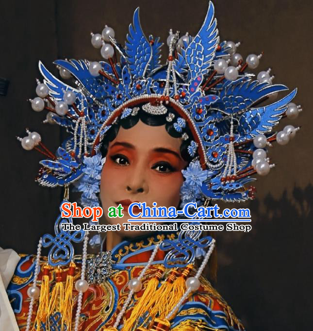 Traditional Chinese Beijing Opera Phoenix Coronet Hairpins Ancient Princess Hanfu Hair Accessories for Women