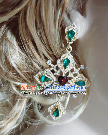 Top Grade Gothic Crystal Earrings Handmade Ear Accessories for Women