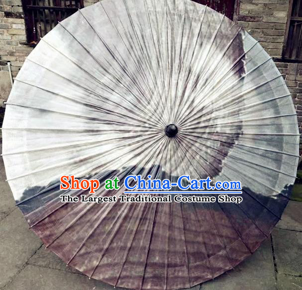 Chinese Handmade Ink Painting Oil Paper Umbrella Traditional Decoration Umbrellas