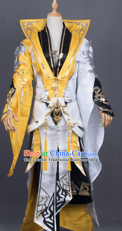Traditional Chinese Cosplay General Costumes Ancient Swordsman Hanfu Clothing for Men
