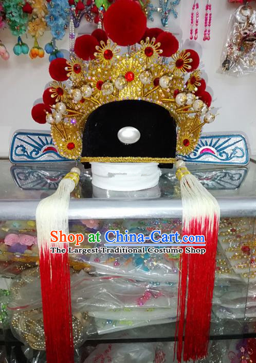 Chinese Traditional Beijing Opera Niche Hat Peking Opera Number One Scholar Headwear for Adults
