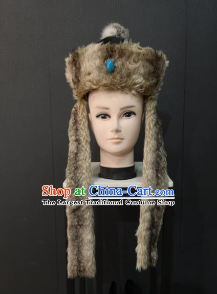 Asian Chinese Traditional Hair Accessories Ancient Ethnic Prince Hat for Men