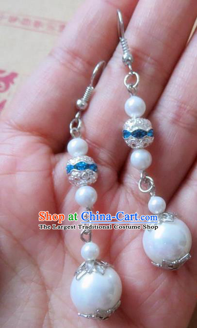 Chinese Ancient Princess Jewelry Accessories Traditional Hanfu Earrings for Women