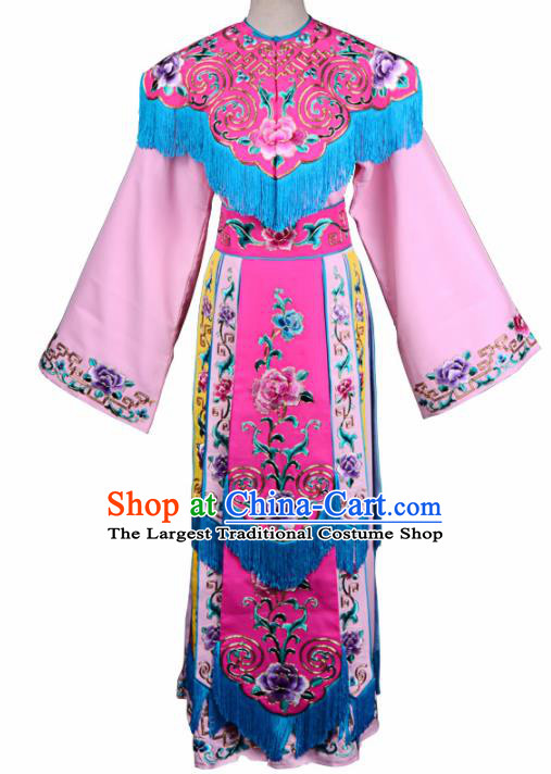 Professional Chinese Traditional Beijing Opera Princess Costume Ancient Peri Embroidered Dress for Adults