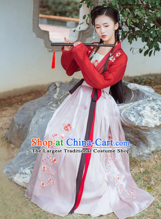 Chinese Traditional Ming Dynasty Female Knight Historical Costume Ancient Swordswoman Hanfu Dress for Women
