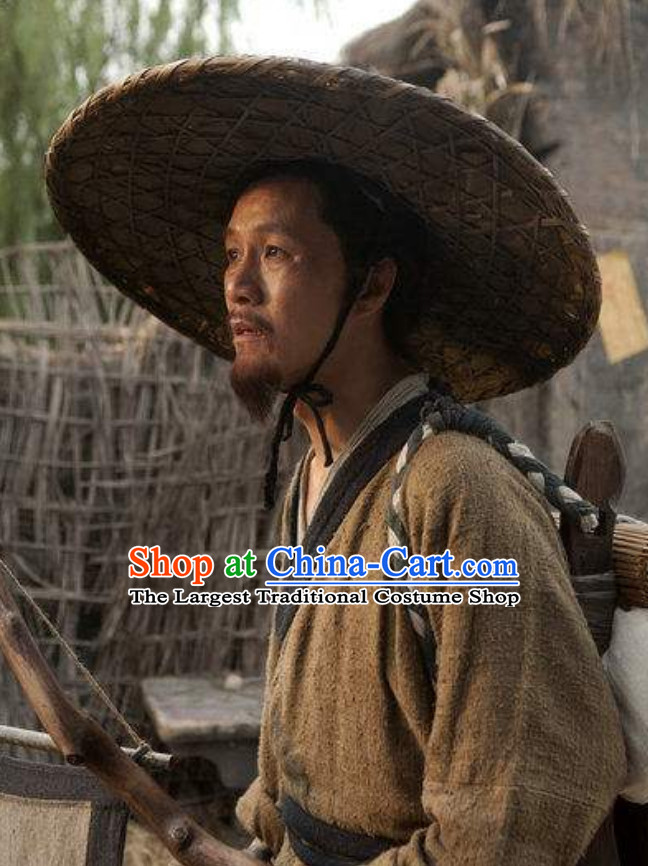 Handmade Ancient Chinese Doctor Bamboo Hat