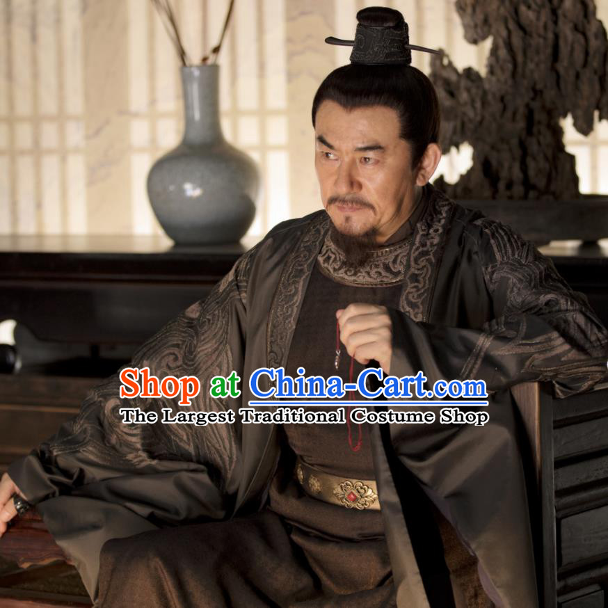 Chinese Song Dynasty Nobility Marquis Embroidered Clothing Drama The Story Of MingLan Ancient General Replica Costume for Men