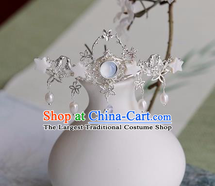 Chinese Traditional Hanfu Hair Accessories Ancient Princess Tassel Hairpins for Women