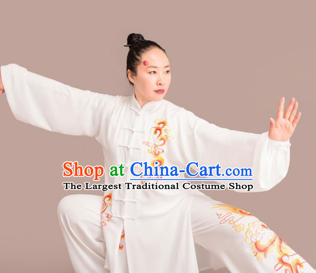 Chinese Traditional Kung Fu Competition Embroidered Costume Martial Arts Tai Chi Clothing for Women