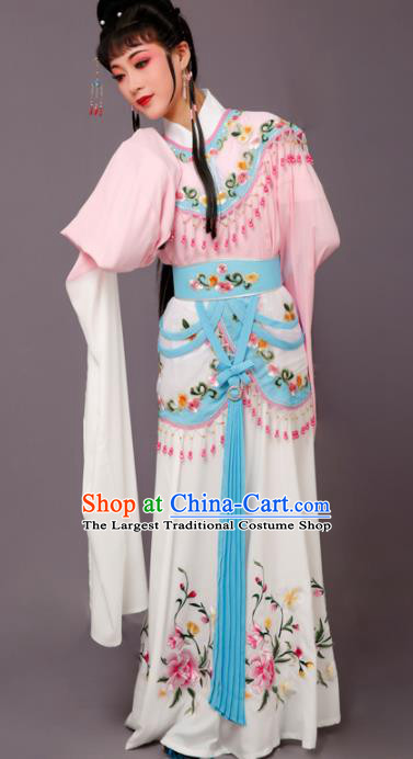 Chinese Traditional Beijing Opera Hua Dan Costume Peking Opera Princess Pink Dress for Women