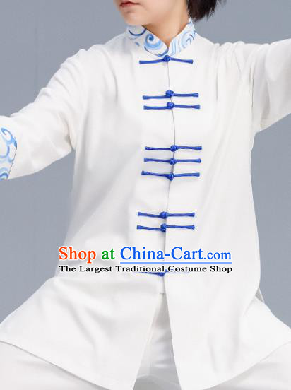 Asian Chinese Martial Arts Wushu Costume Traditional Tai Ji Tang Suit Kung Fu Training Uniform for Women