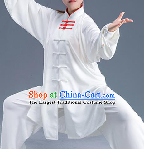 Asian Chinese Traditional Martial Arts Kung Fu Costume Tai Ji Training Group Competition Uniform for Women
