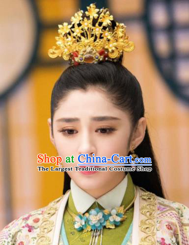 Chinese Handmade Hanfu Agate Phoenix Coronet Tang Dynasty Hairpins Traditional Ancient Imperial Consort Hair Accessories for Women
