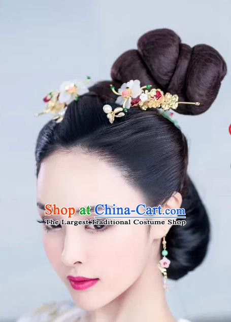 Handmade Chinese Palace Princess Hair Clips Hairpins Ancient Traditional Hanfu Hair Accessories for Women