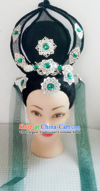 Handmade Chinese Tang Dynasty Hairpins Tassel Hair Crown Ancient Traditional Hanfu Hair Accessories for Women
