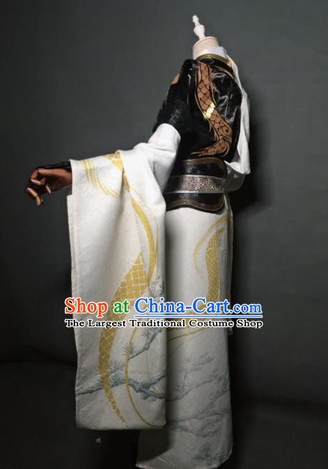Chinese Traditional Cosplay Costume Ancient Swordsman Hanfu Clothing for Men
