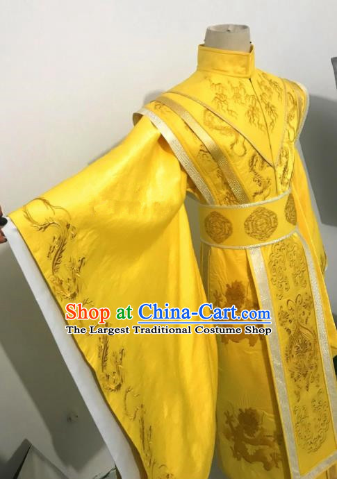 Chinese Ancient Emperor Hanfu Clothing Traditional Tang Dynasty Historical Costume for Men