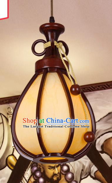 Chinese Traditional Hanging Lantern Handmade Wood Palace Lanterns Ceiling Lamp