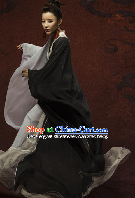 Chinese Ancient Swordswoman Hanfu Dress Tang Dynasty Female Knight Costume for Women