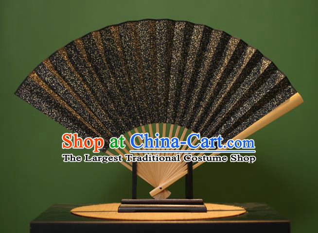 Chinese Traditional Handmade Xuan Paper Fans Classical Folding Fans for Men