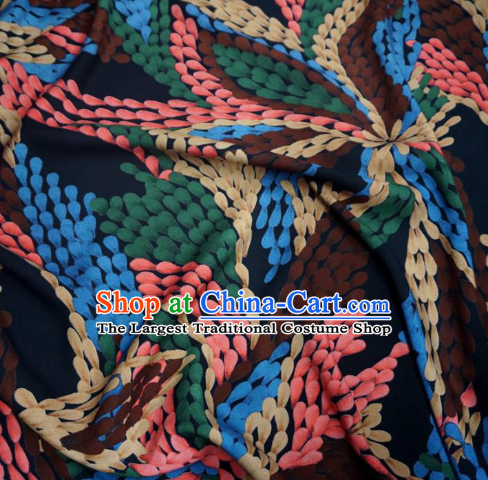 Asian Chinese Traditional Wheat Pattern Watered Gauze Cheongsam Silk Fabric Chinese Fabric Material