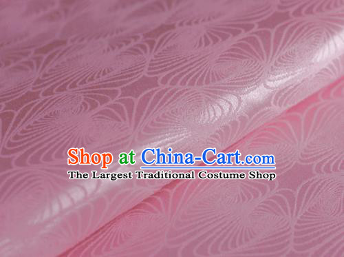 Chinese Classical Pattern Design Pink Brocade Cheongsam Silk Fabric Chinese Traditional Satin Fabric Material