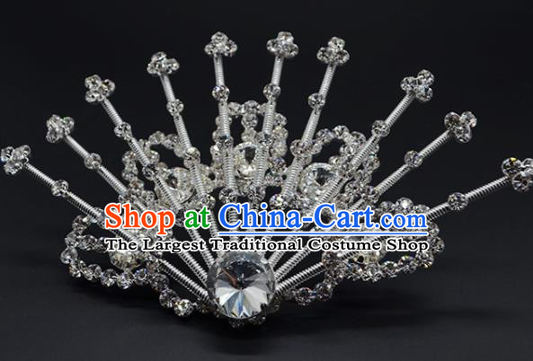 Chinese Handmade Beijing Opera Crystal Hairpins Traditional Ancient Princess Hair Accessories for Women